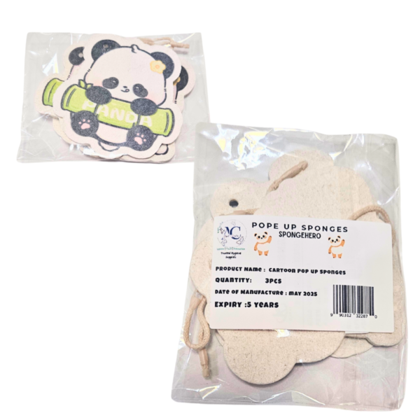 Angad Creations Panda Cartoon Magic Erasers Set of 3