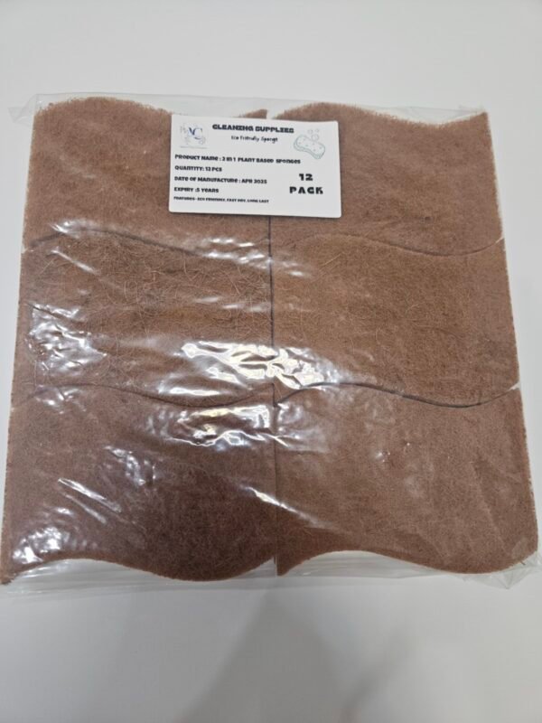 Angad Creations Natural Sisal Base Sponges Set of 12 - Image 2